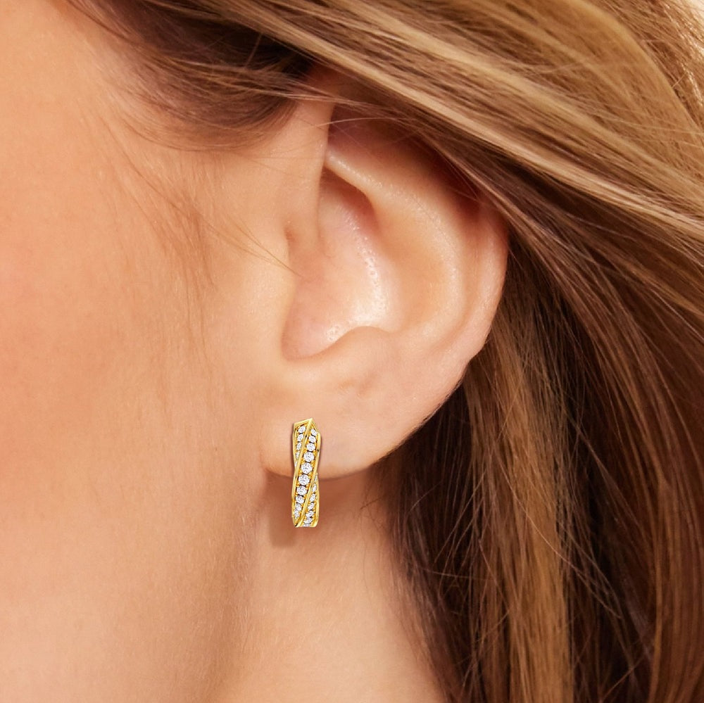 3.00 Ct The Bond Double Link Earrings