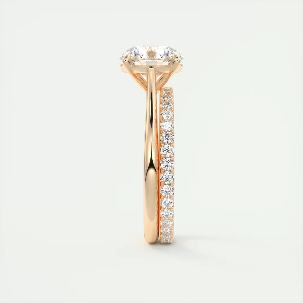 2.00 Ct Round Solitaire with Four Eagle Claws Set Engagement Rings