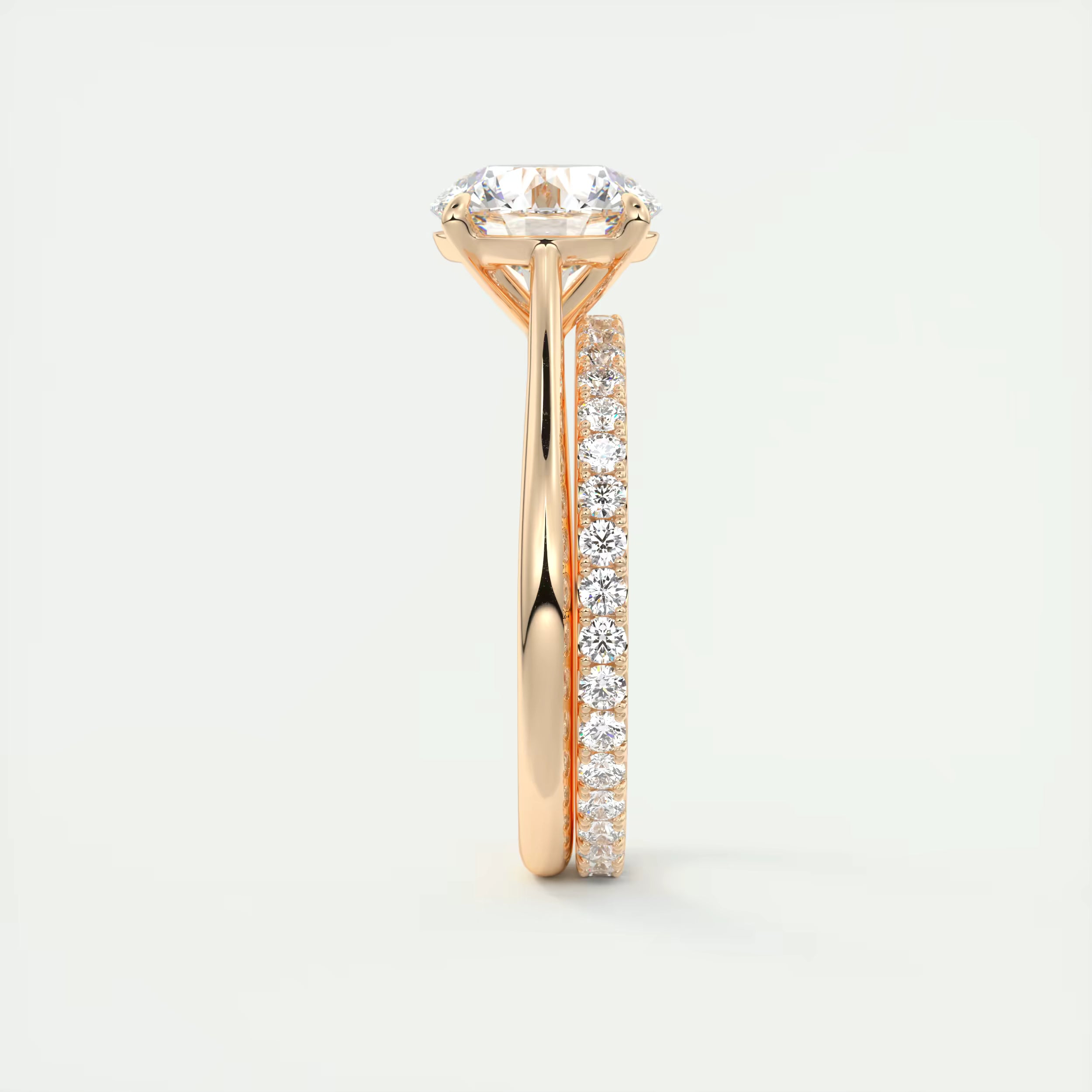 2.00 Ct Round Solitaire with Four Eagle Claws Set Engagement Rings