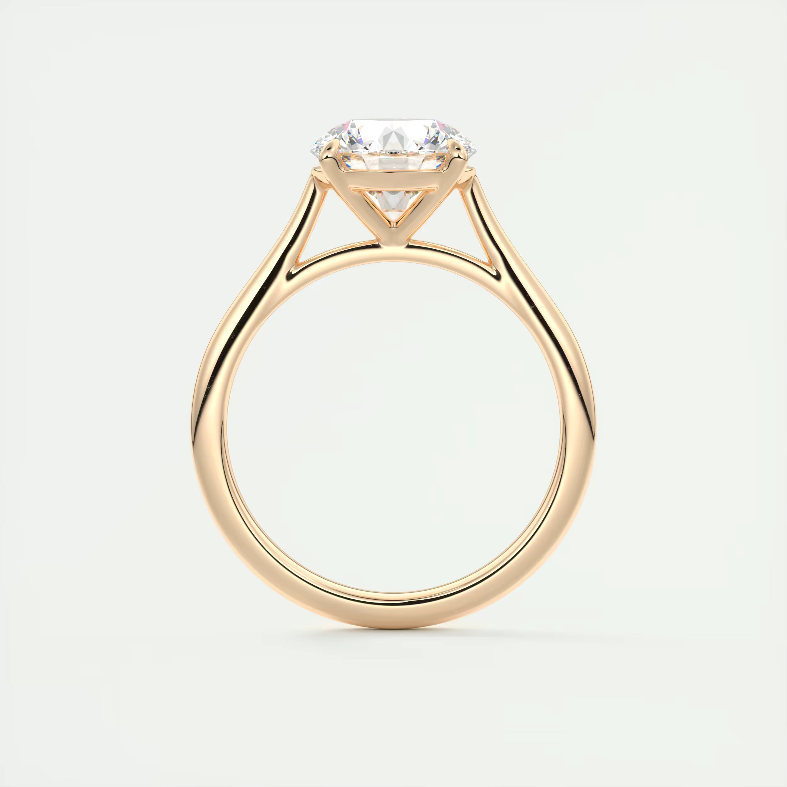 2.00 Ct Round Solitaire with Four Eagle Claws Set Engagement Rings