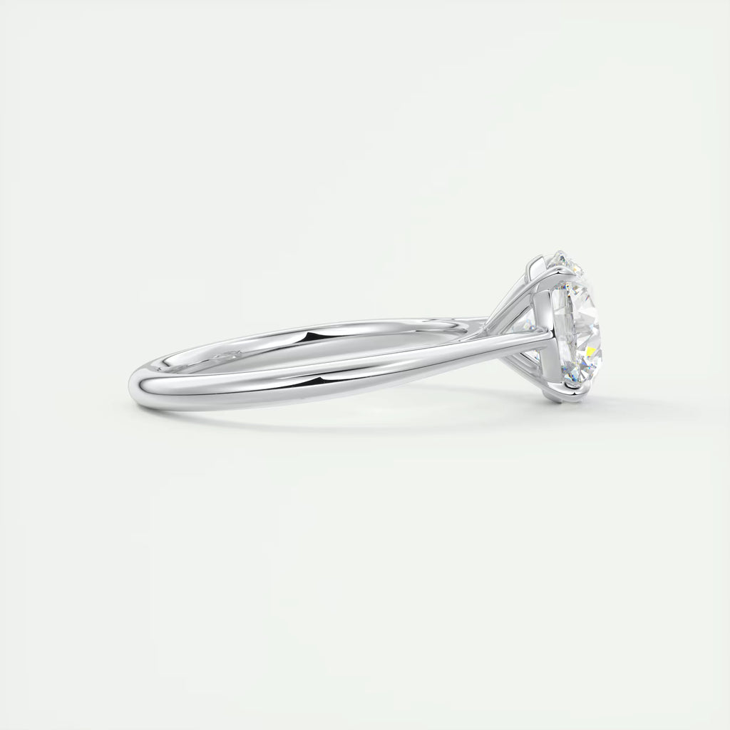 2.00 Ct Round Solitaire with Four Eagle Claws Set Engagement Rings