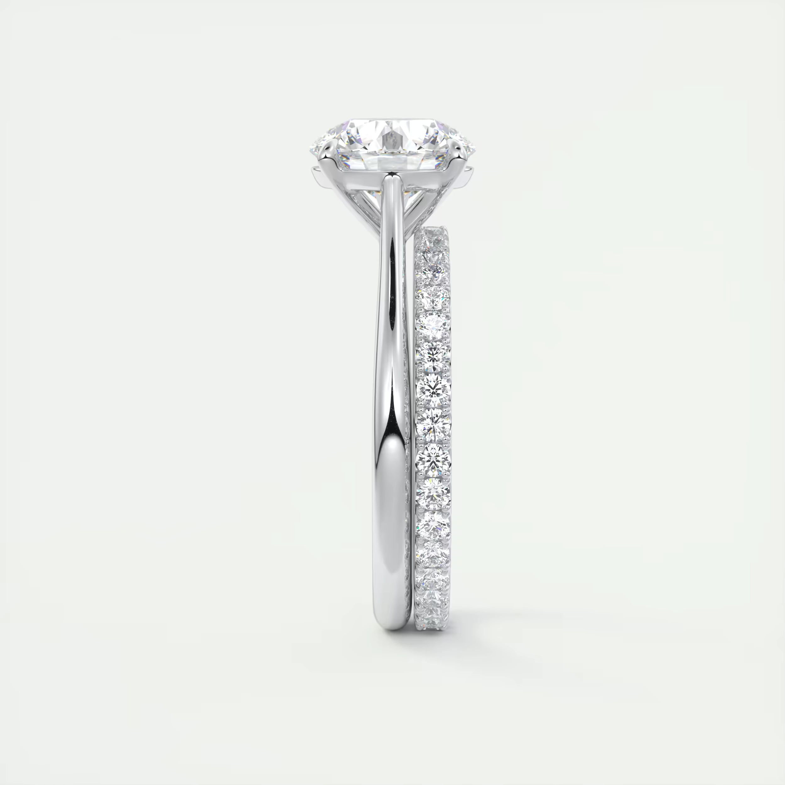 2.00 Ct Round Solitaire with Four Eagle Claws Set Engagement Rings