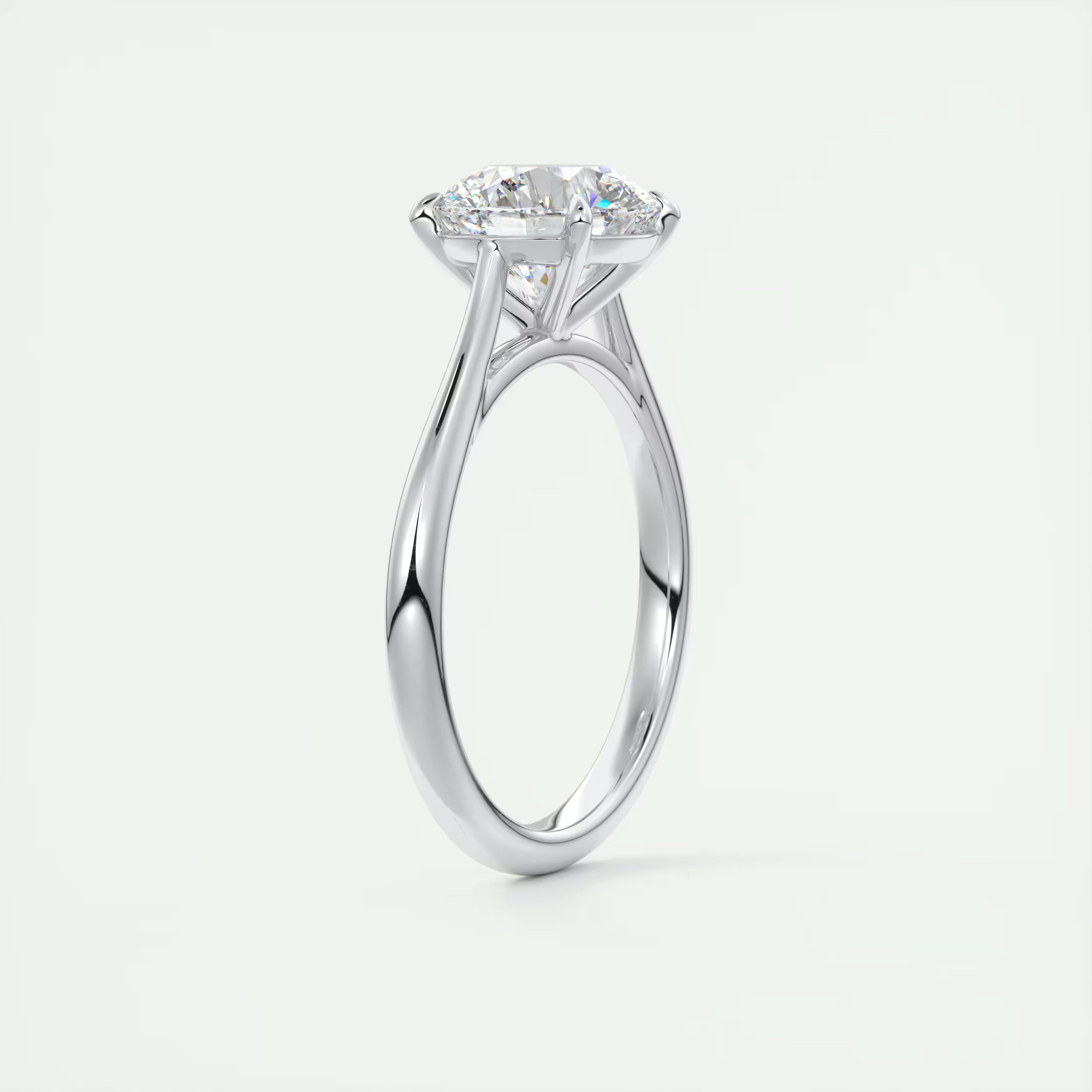 2.00 Ct Round Solitaire with Four Eagle Claws Set Engagement Rings