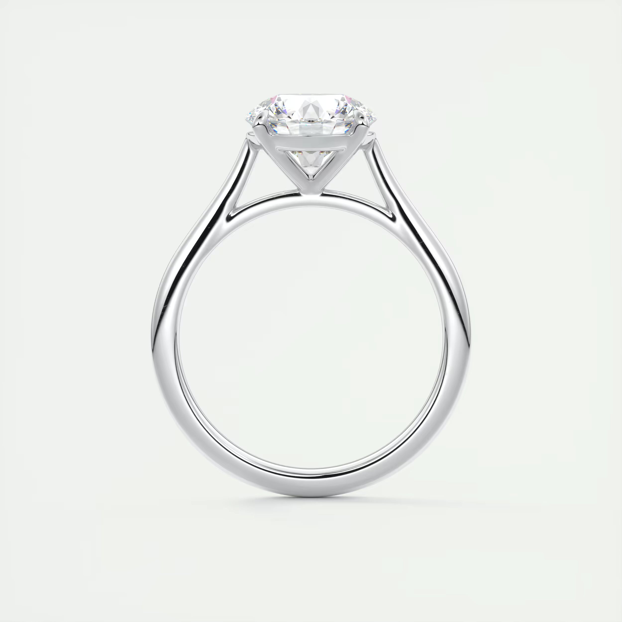 2.00 Ct Round Solitaire with Four Eagle Claws Set Engagement Rings