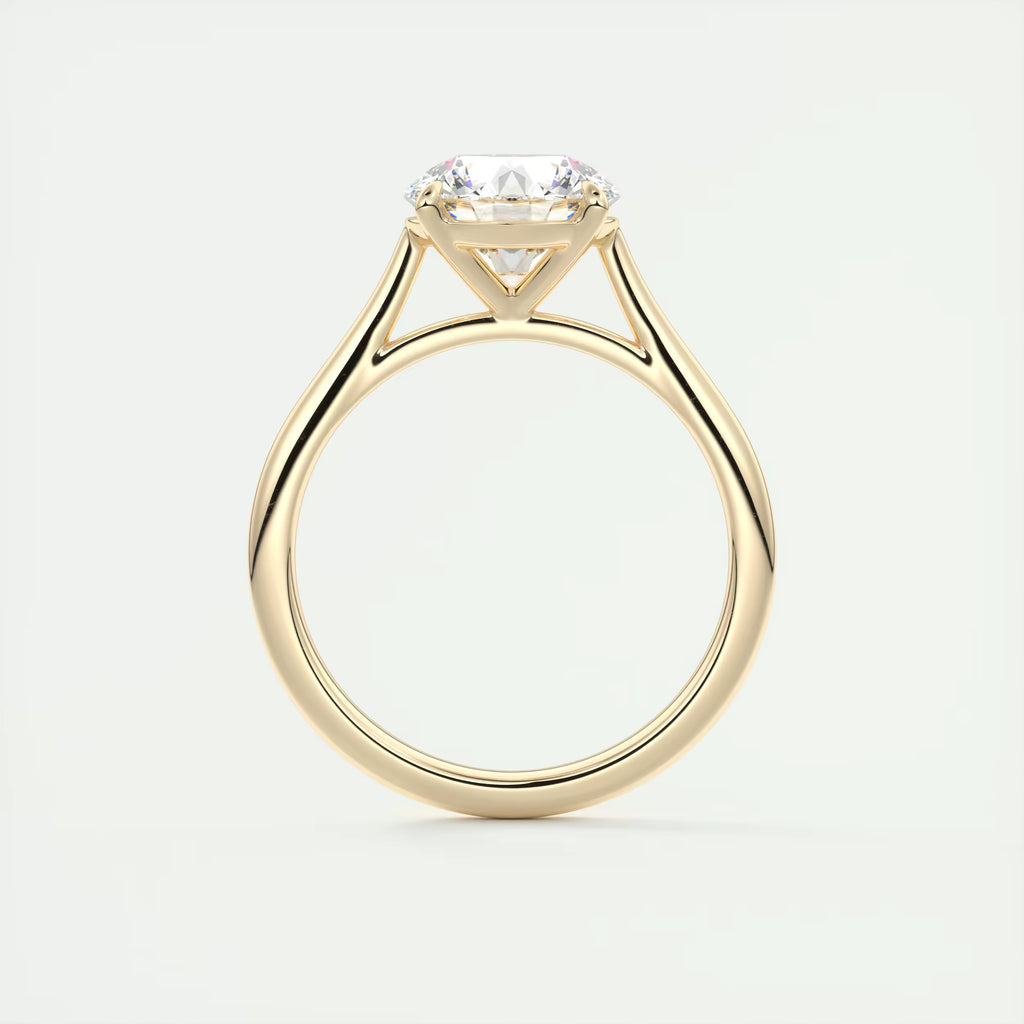 2.00 Ct Round Solitaire with Four Eagle Claws Set Engagement Rings