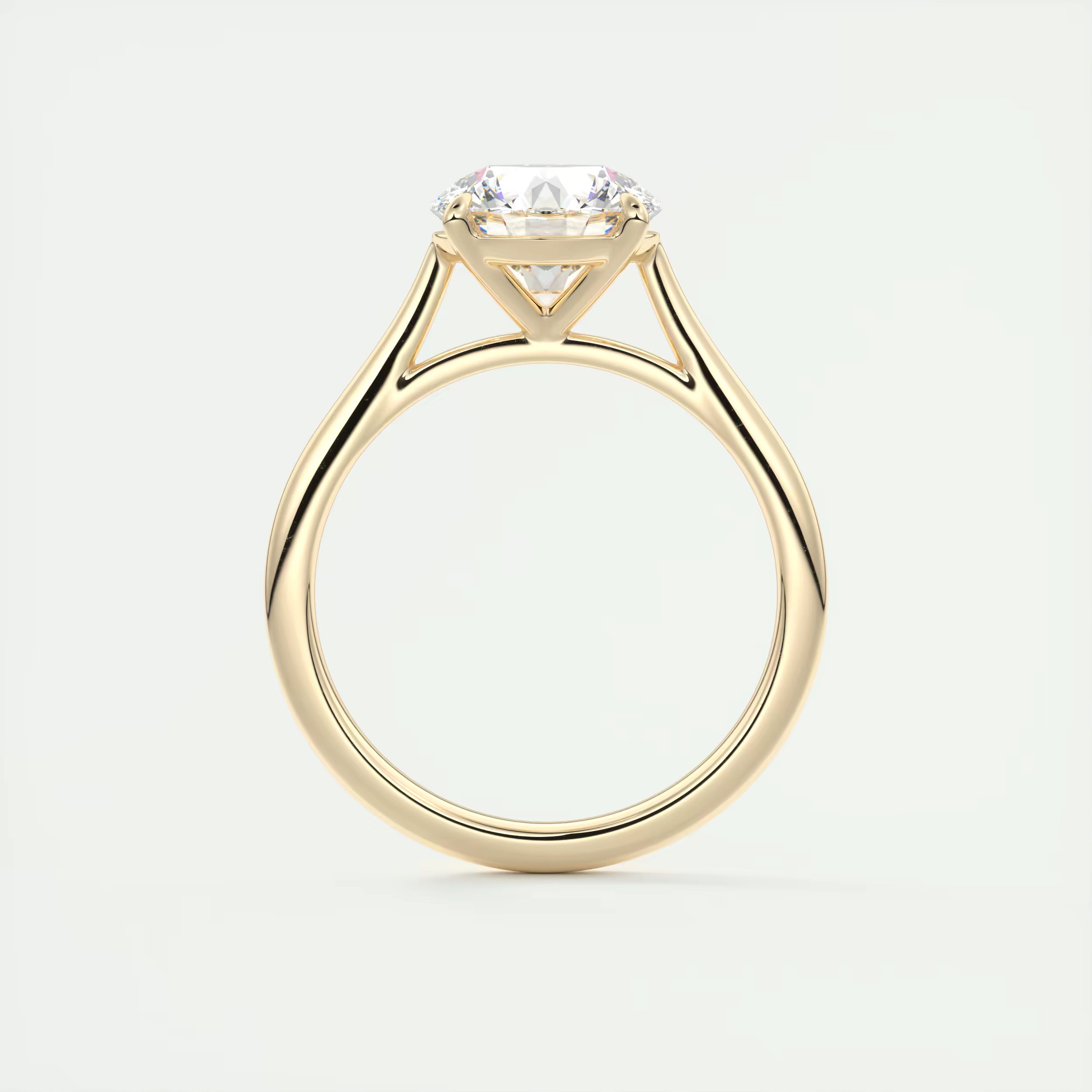 2.00 Ct Round Solitaire with Four Eagle Claws Set Engagement Rings