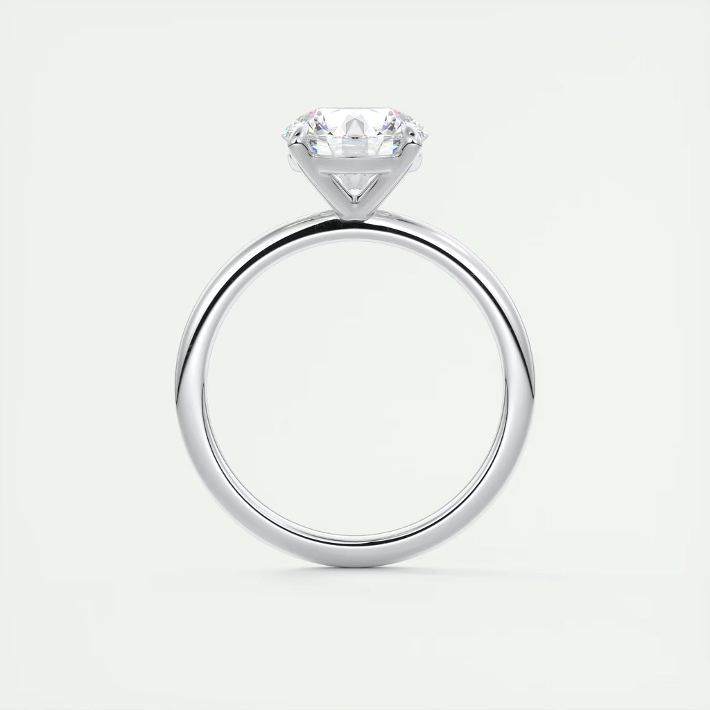 2.00 Ct  Round Solitaire with Four Eagle Claws Set Engagement Ring