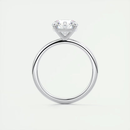 4-5 GM Round Solitaire with Four Eagle Claws Set Engagement Ring