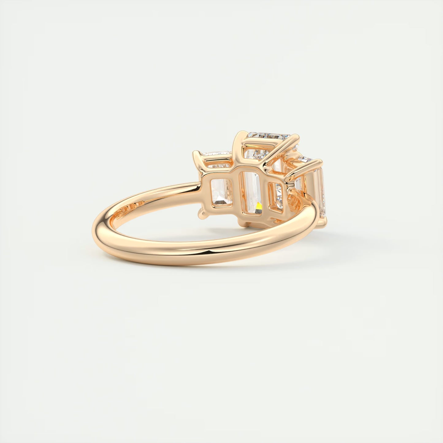 3.00 Ct The OG Emerald Three Stone Engagement Rings