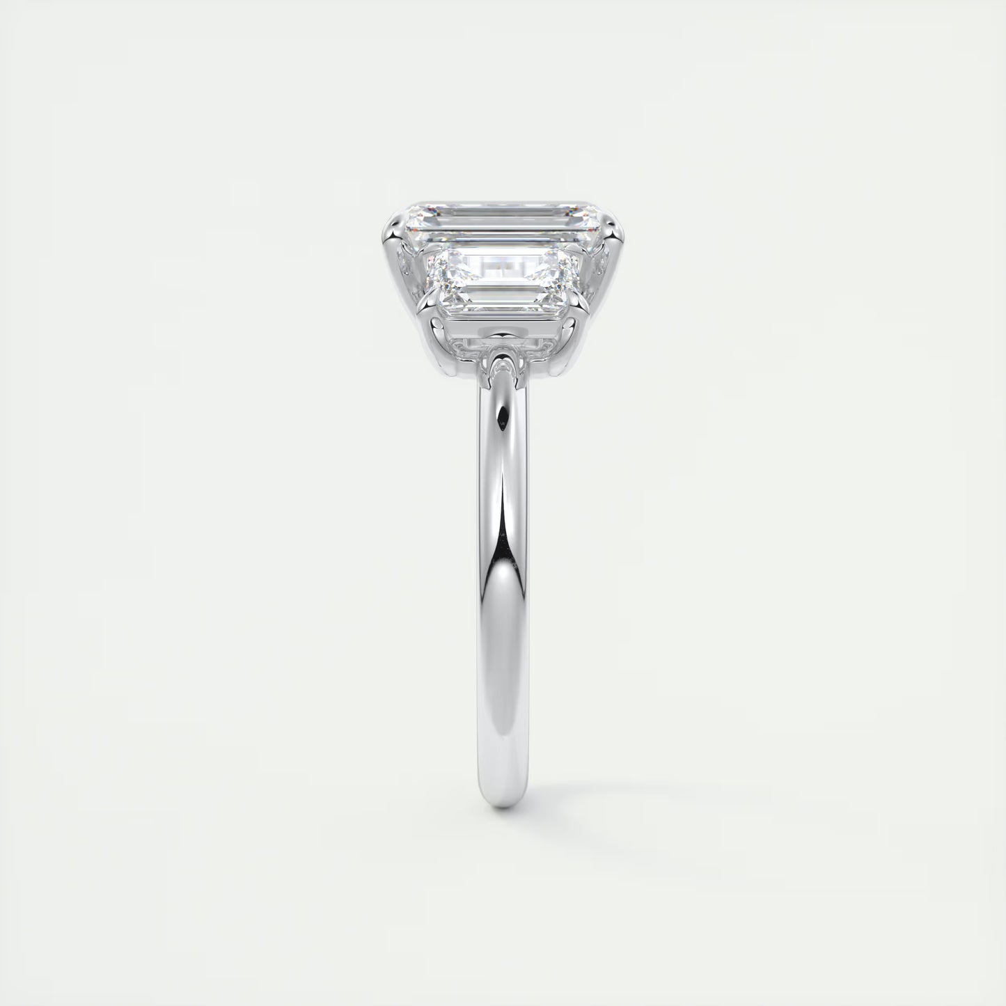 3.00 Ct The OG Emerald Three Stone Engagement Rings