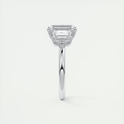 3.00 Ct The OG Emerald Three Stone Engagement Rings