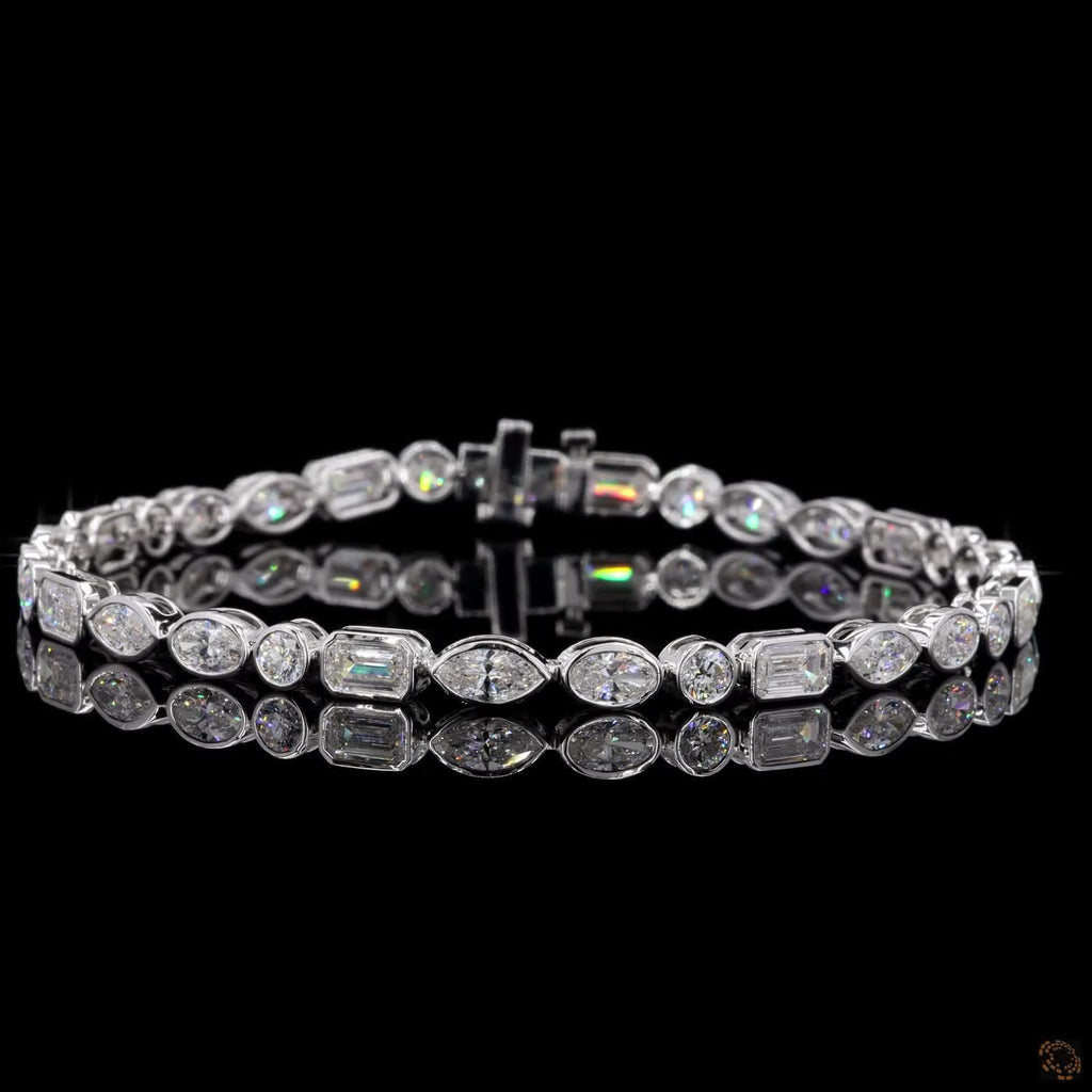 6.55Ct Lab Grown Diamond Tennis Bracelet