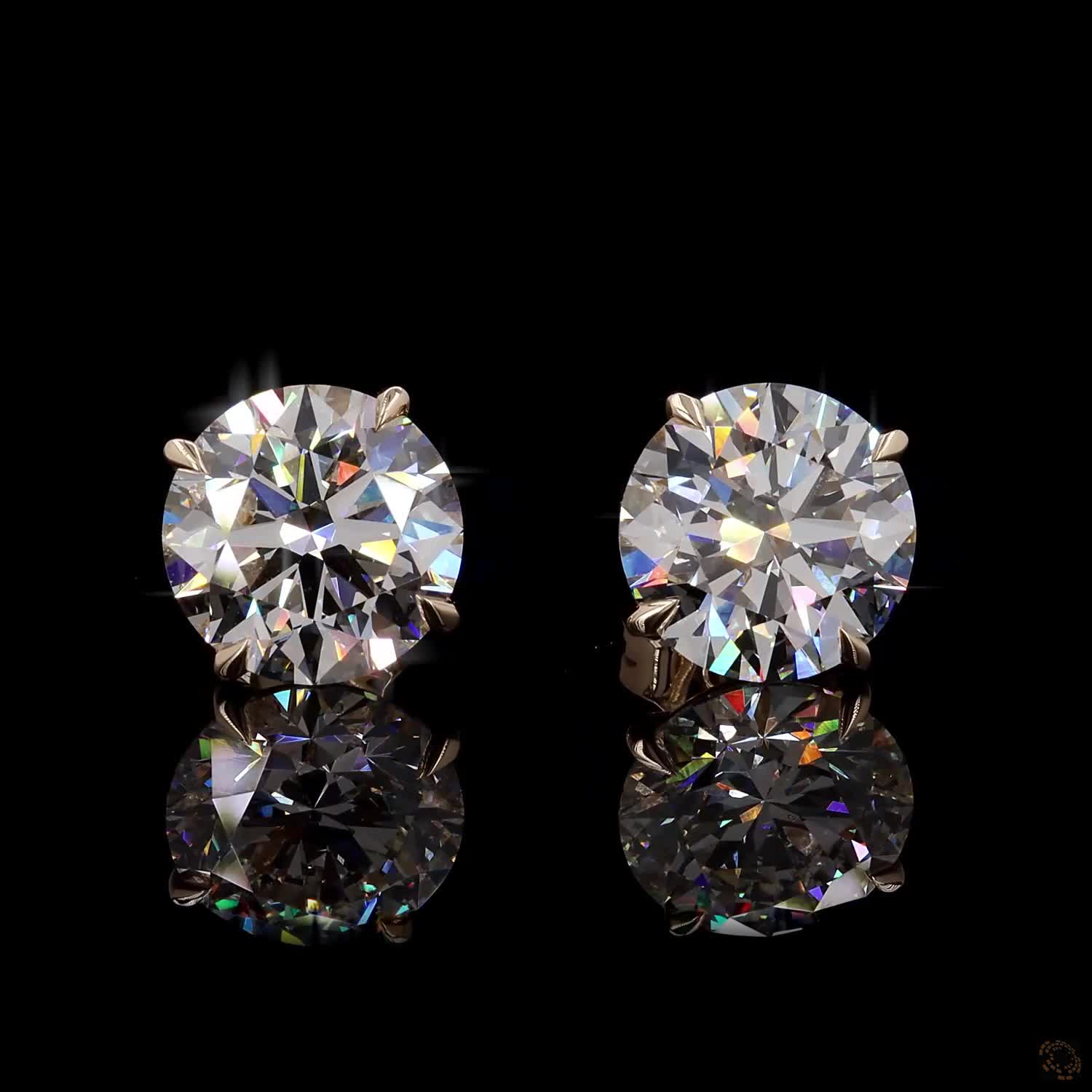 7.12 Ct Timeless, elegant, and versatile offers an elongating silhouette compared to standard round studs