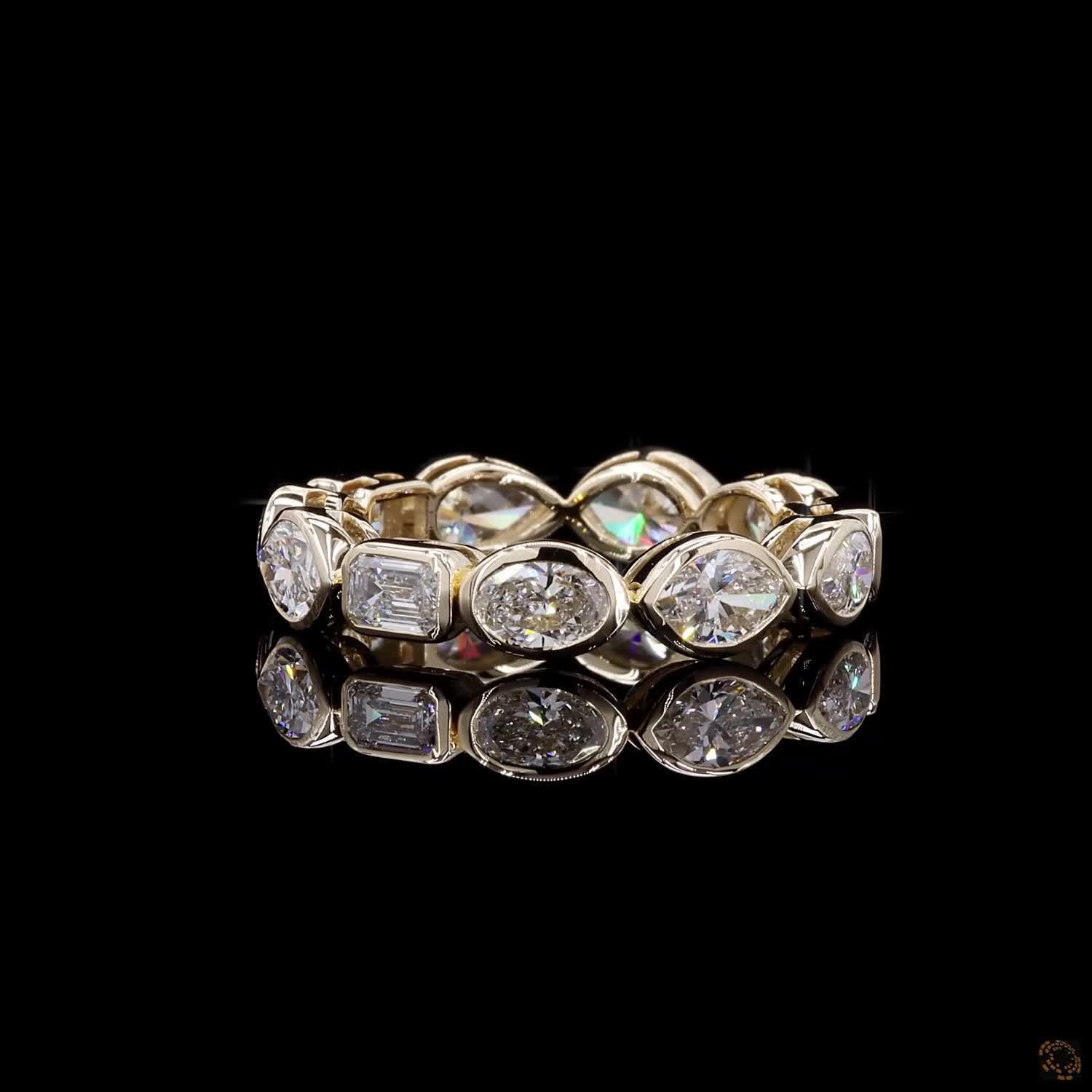 3.27 Ct Eclectic Luxe, Avant-Garde Statement, Modern Contemporary Fine Jewelry