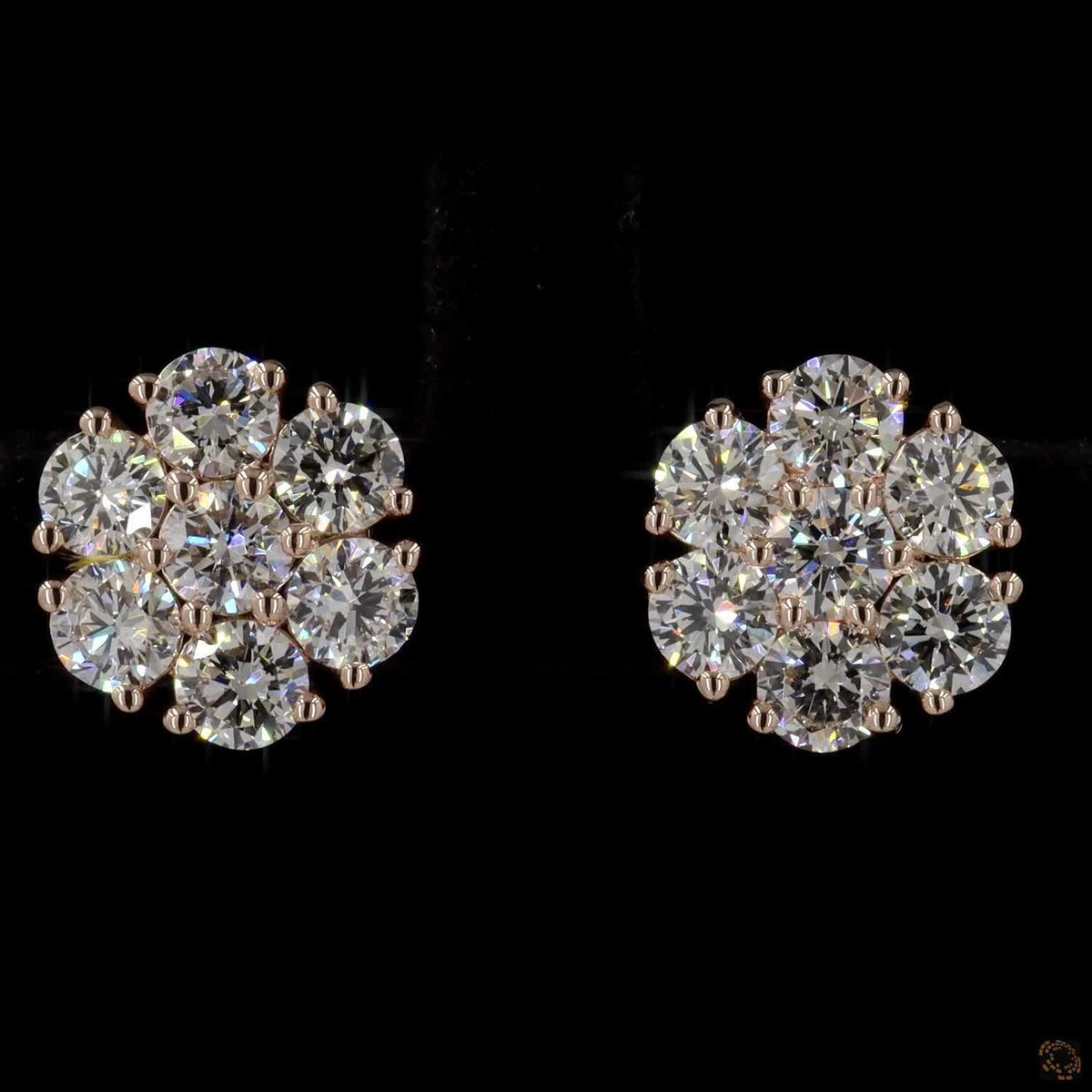 2.22 Ct Floral Modern Elegance, Brilliant Sparkle, Classic Luxury Fine Jewelry