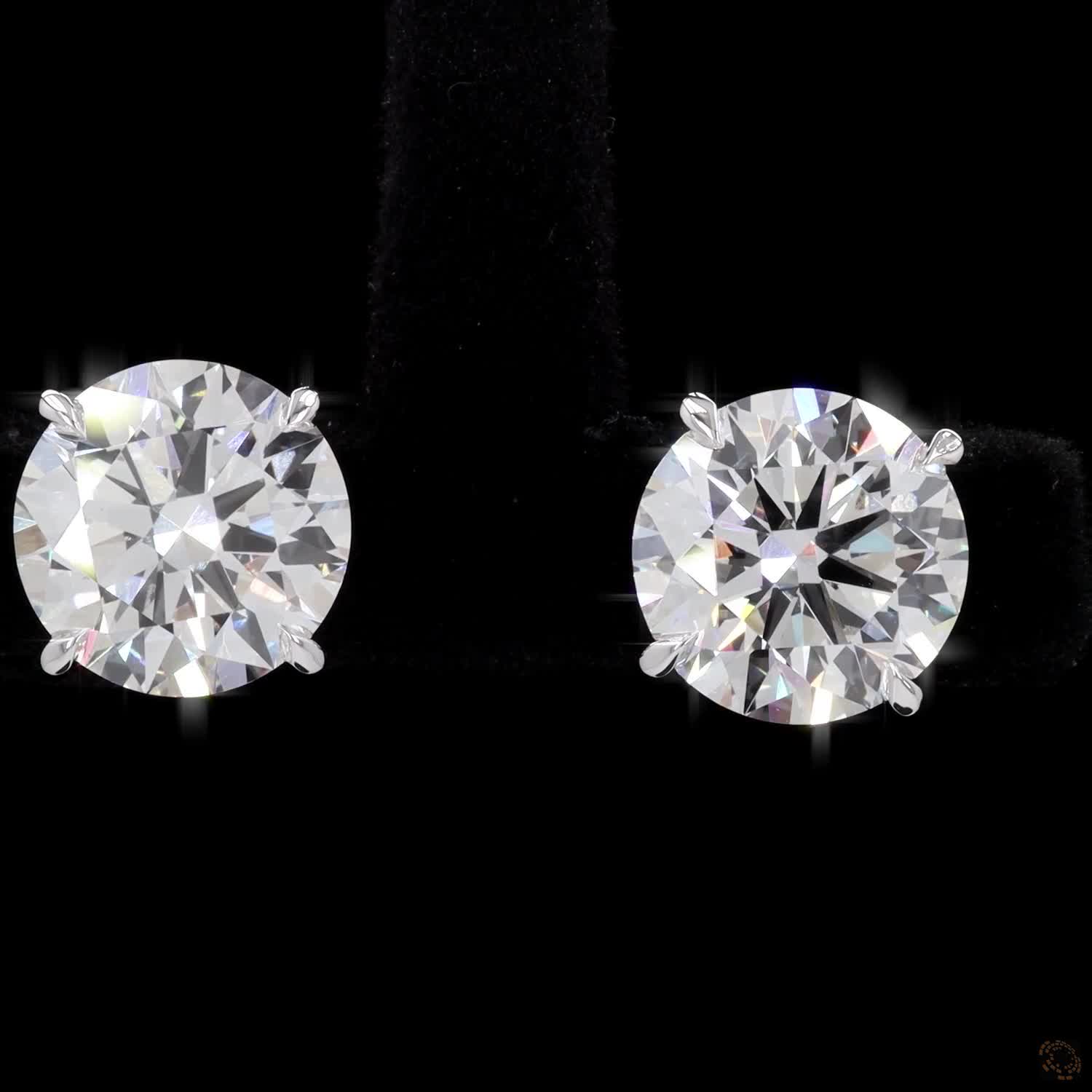 5.06 Ct Delicates prongs hold the stone securely while allowing light to enter from all angles, maximizing the diamond's natural fire and scintillation