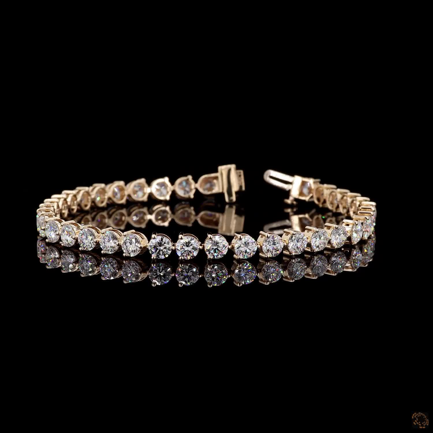9.74 Ct Traditional 4-Prong Open-Basket Setting for maximum light exposure and brilliance