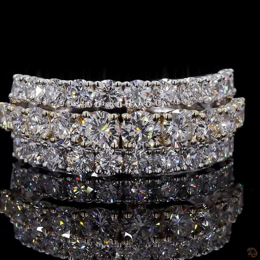 2.64 Ct Round Cut Diamond Engagement Ring, Customized Diamond Ring