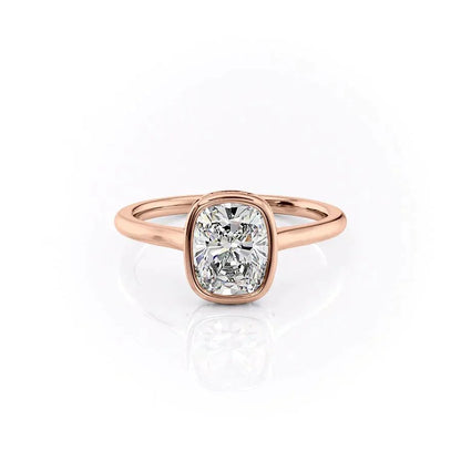 3.00 CT The Charlotte Cushion Bezel-Set Engagement Ring