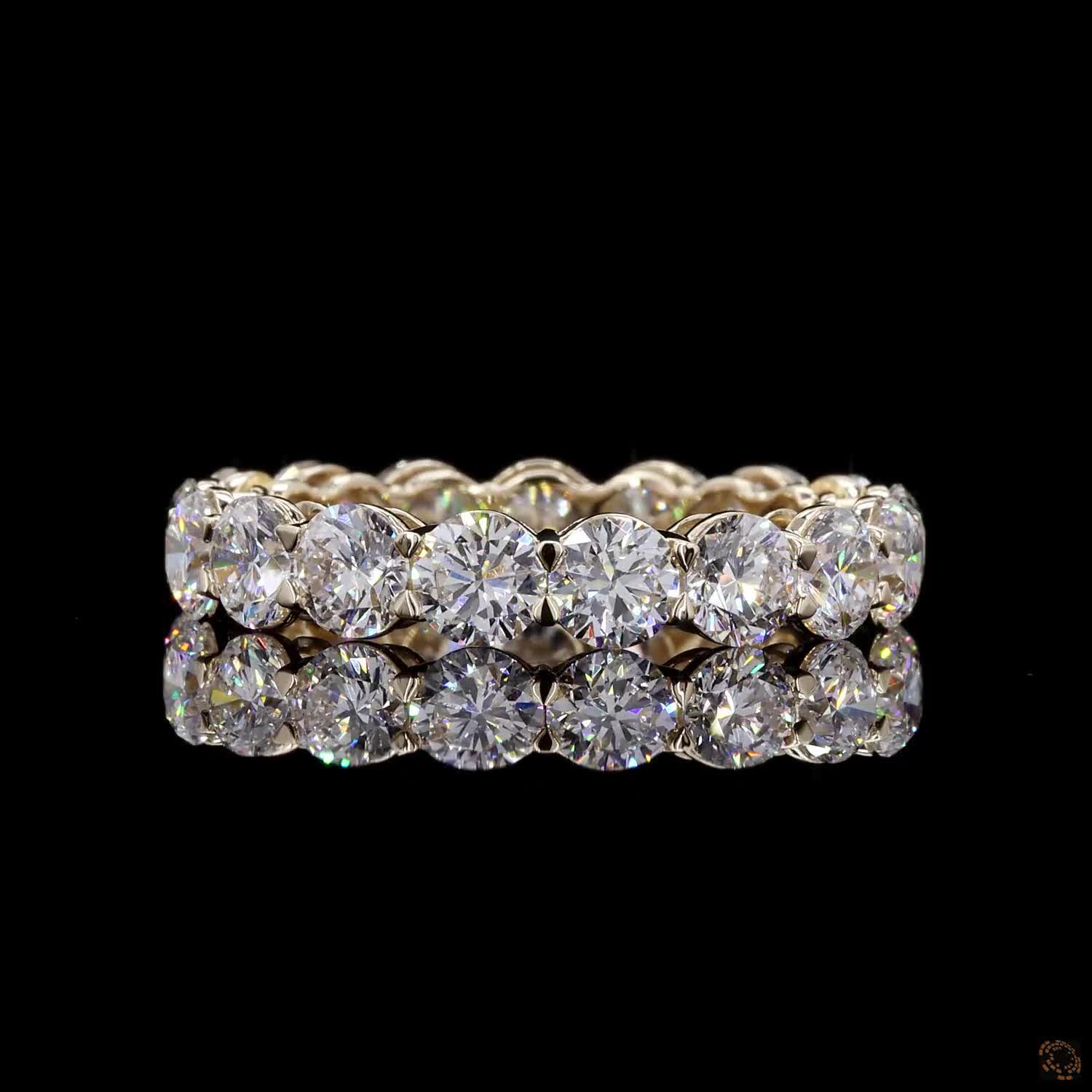 4.43 Ct Full Eternity Band round the circumference of the band