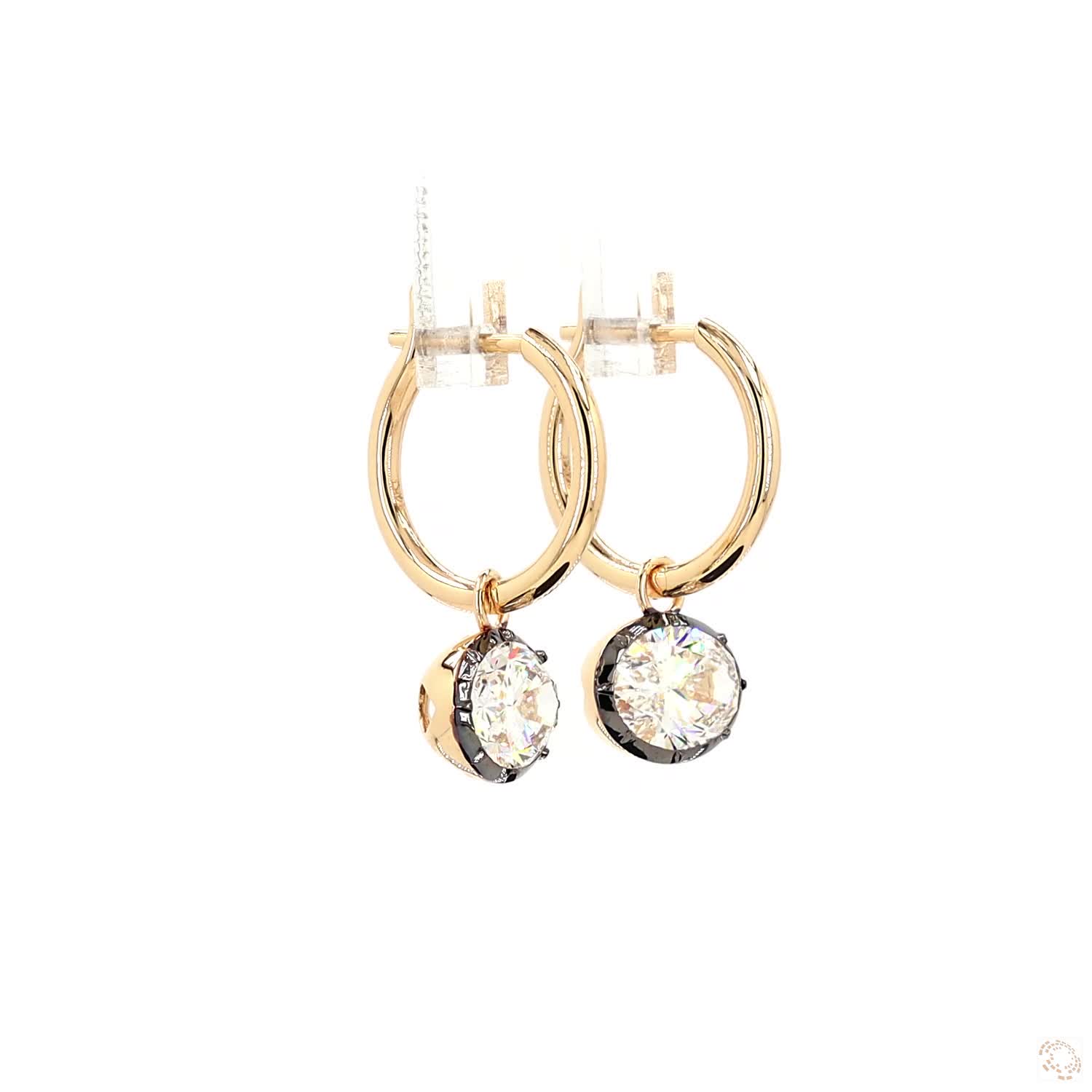 4.27 Ct Brilliant Oval Cut solitaire stone set horizontally in a sleek East-West orientation within a dark-finished, contrast bezel rim