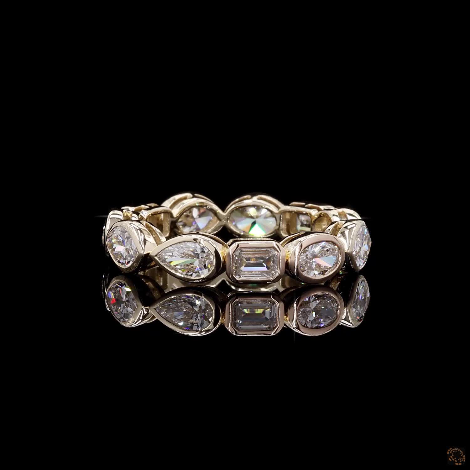 3.27 Ct Eclectic Luxe, Avant-Garde Statement, Modern Contemporary Fine Jewelry