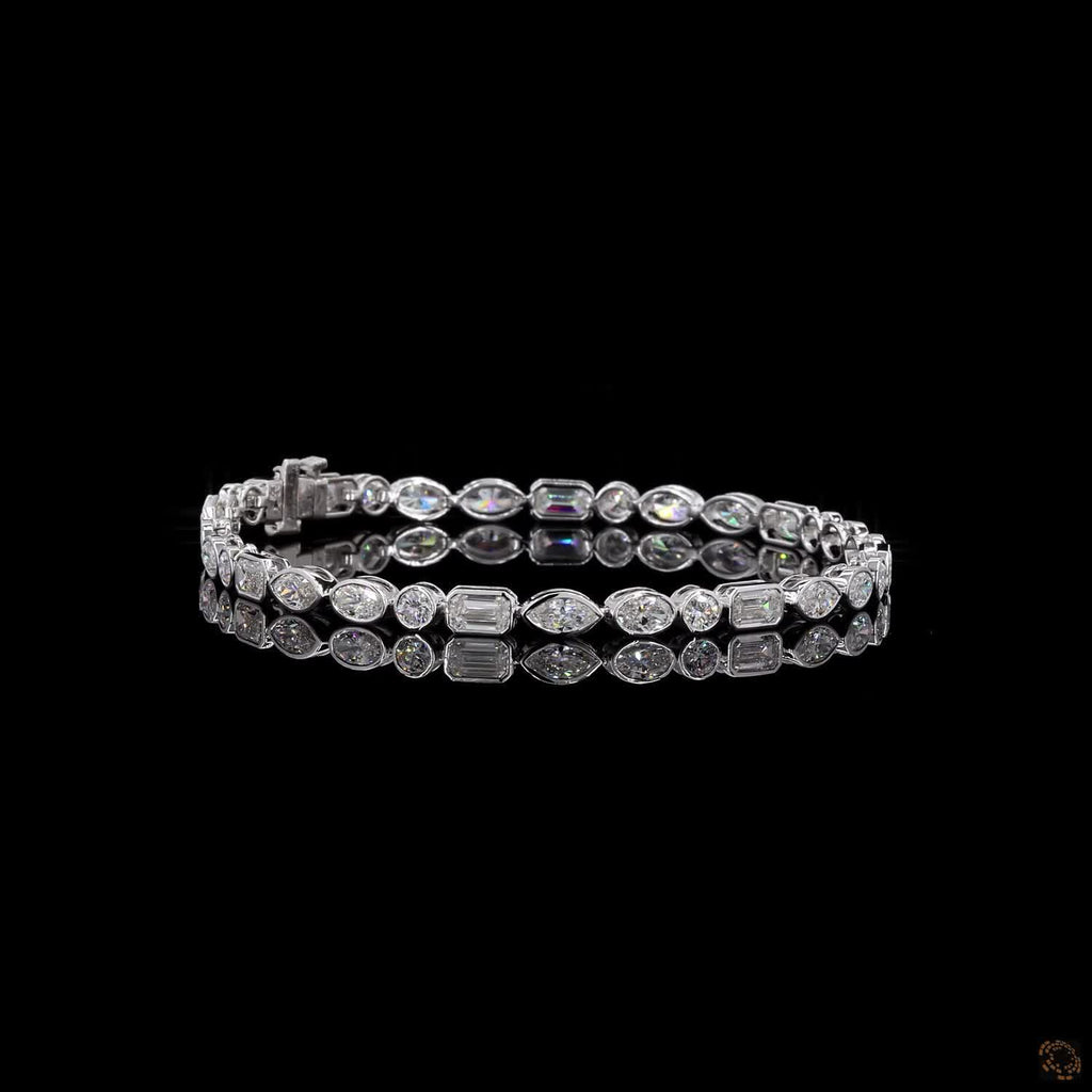 6.55Ct Lab Grown Diamond Tennis Bracelet