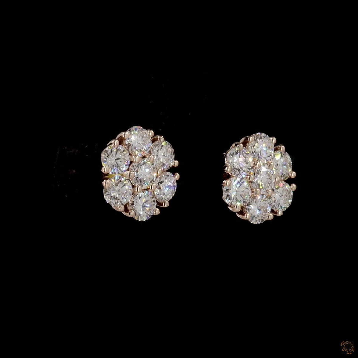 2.22 Ct Floral Modern Elegance, Brilliant Sparkle, Classic Luxury Fine Jewelry