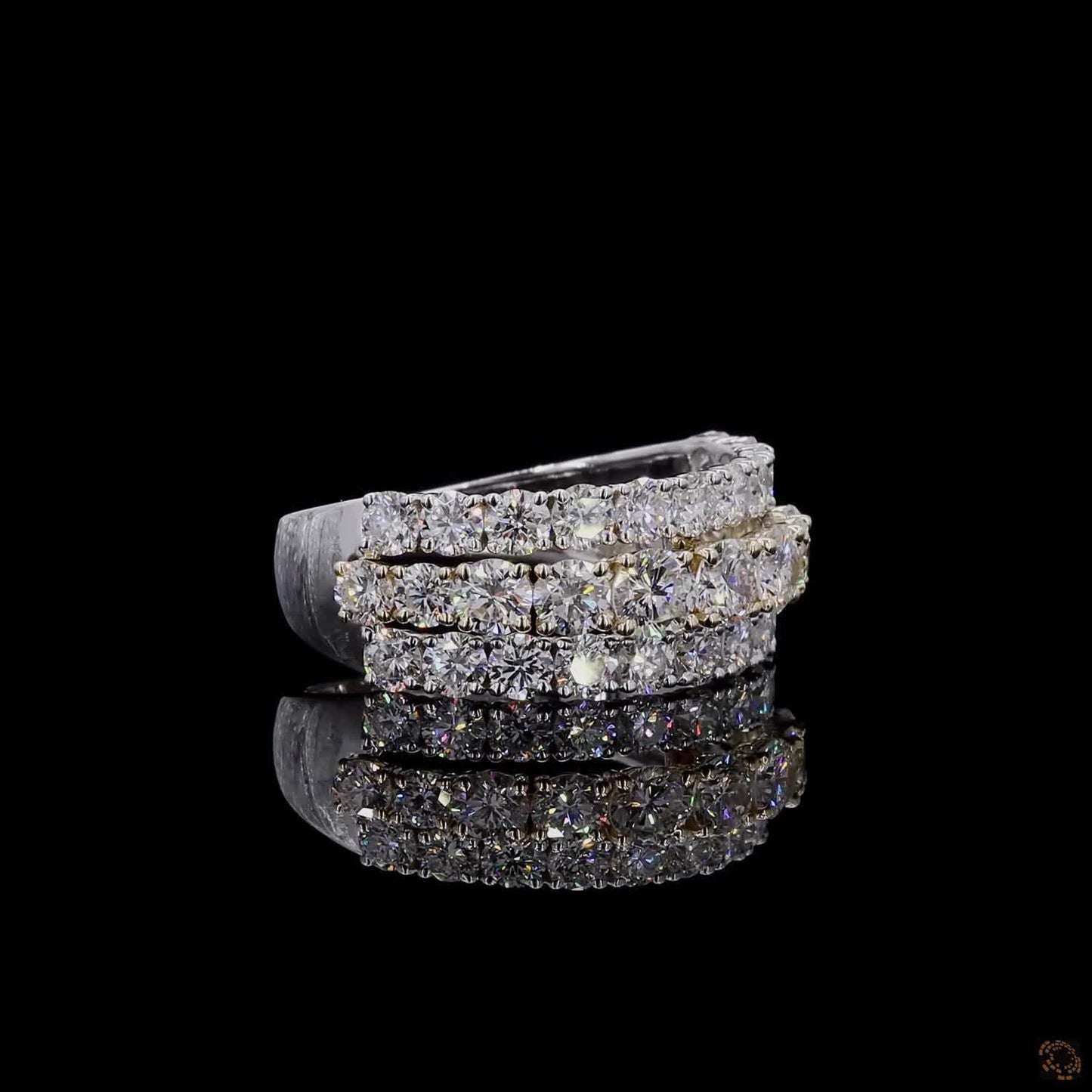 2.64 Ct Round Cut Diamond Engagement Ring, Customized Diamond Ring