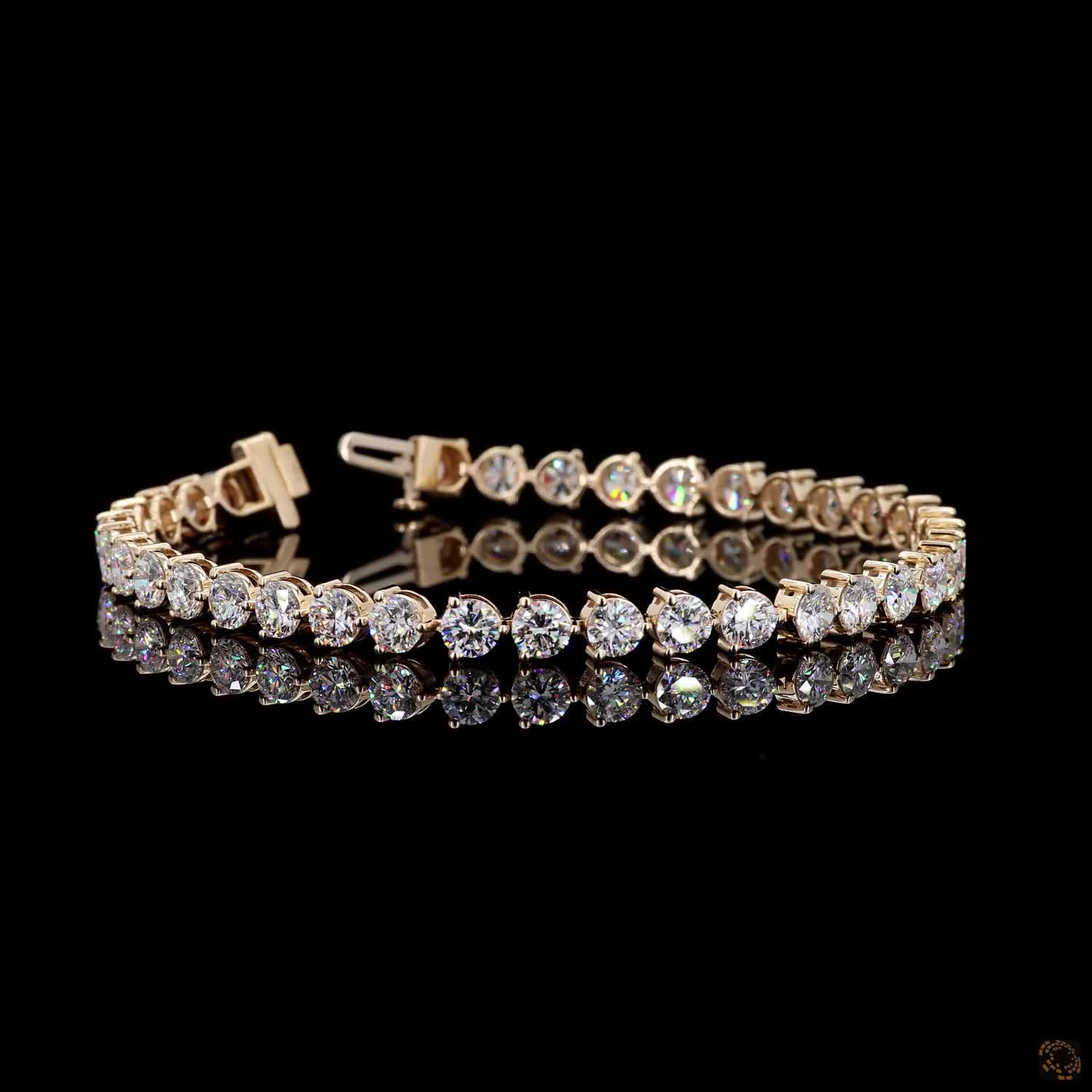 9.74 Ct Traditional 4-Prong Open-Basket Setting for maximum light exposure and brilliance