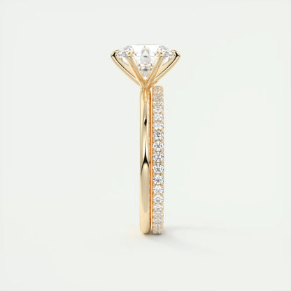 4-5 GM Round Solitaire Ring Engagement Rings