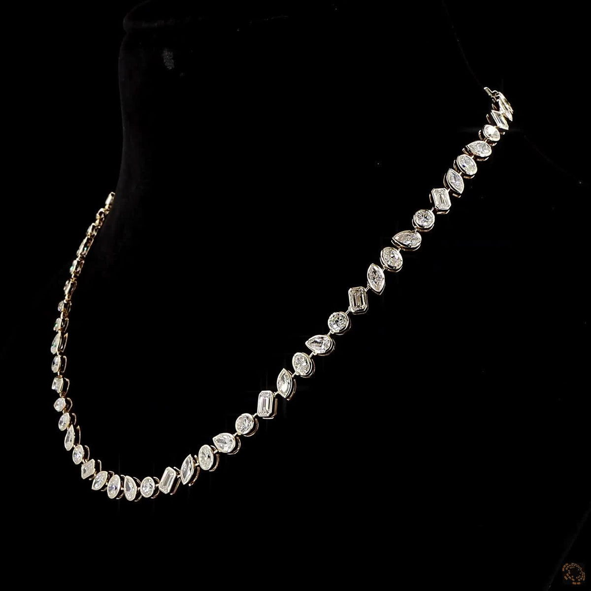 17.11 Ct Wear alone as a standalone statement piece against a low neckline or over a sleek high-neck top