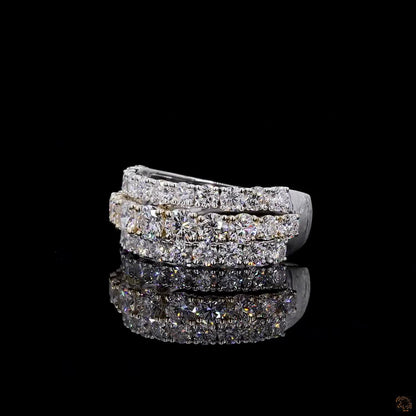 2.64 Ct Round Cut Diamond Engagement Ring, Customized Diamond Ring