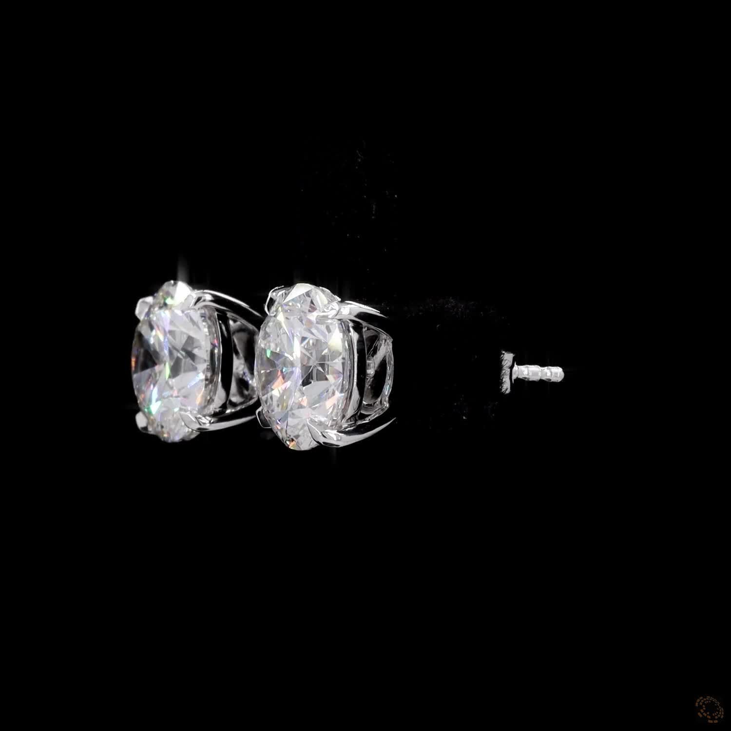 5.06 Ct Delicates prongs hold the stone securely while allowing light to enter from all angles, maximizing the diamond's natural fire and scintillation