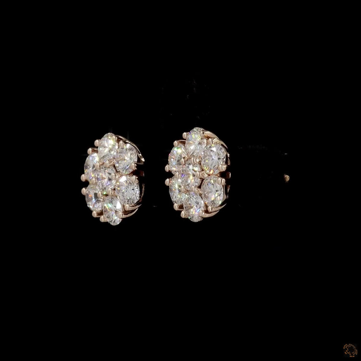 2.22 Ct Floral Modern Elegance, Brilliant Sparkle, Classic Luxury Fine Jewelry