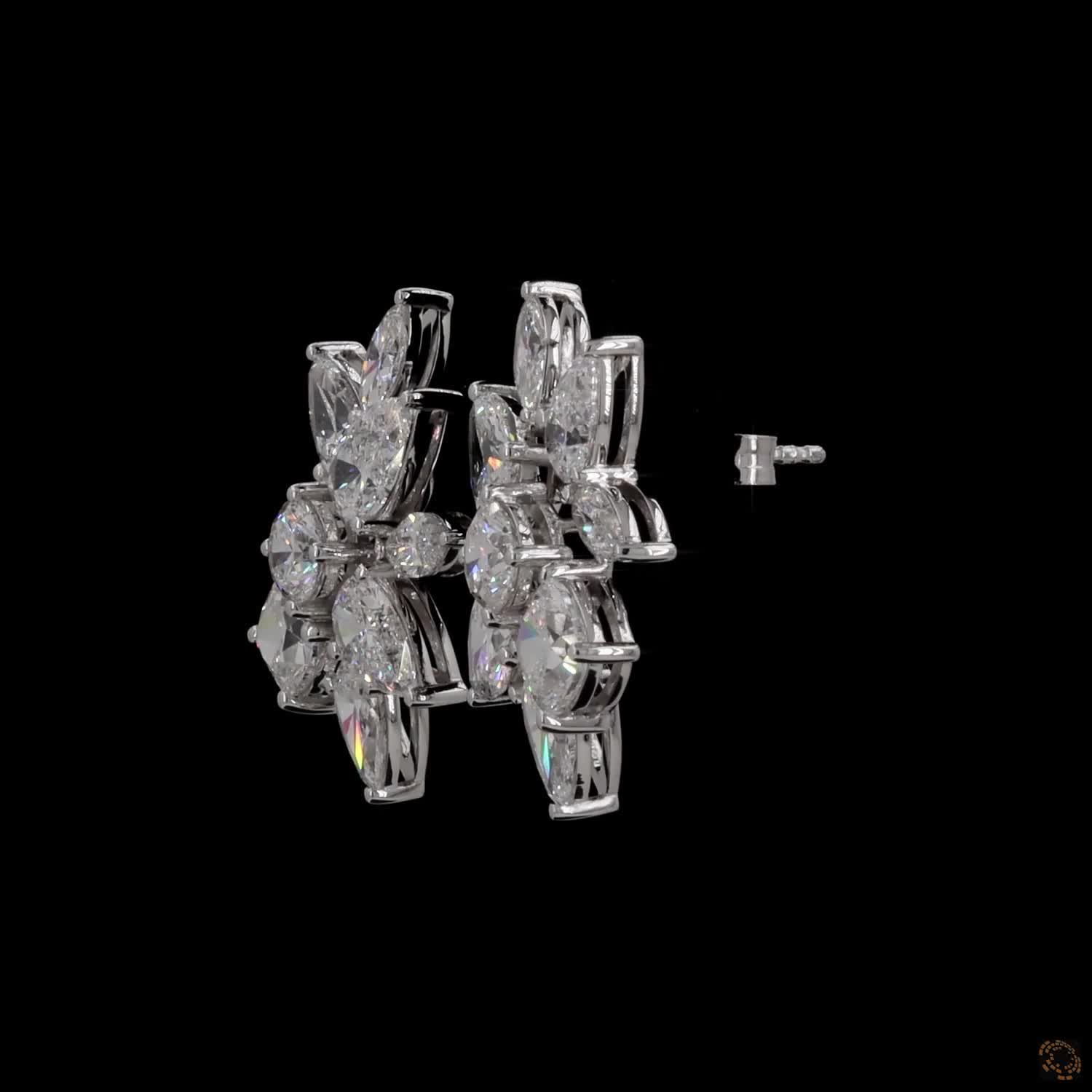 8.17 Ct Double-notched post with oversized, heavy-duty push-back clasps for maximum stability