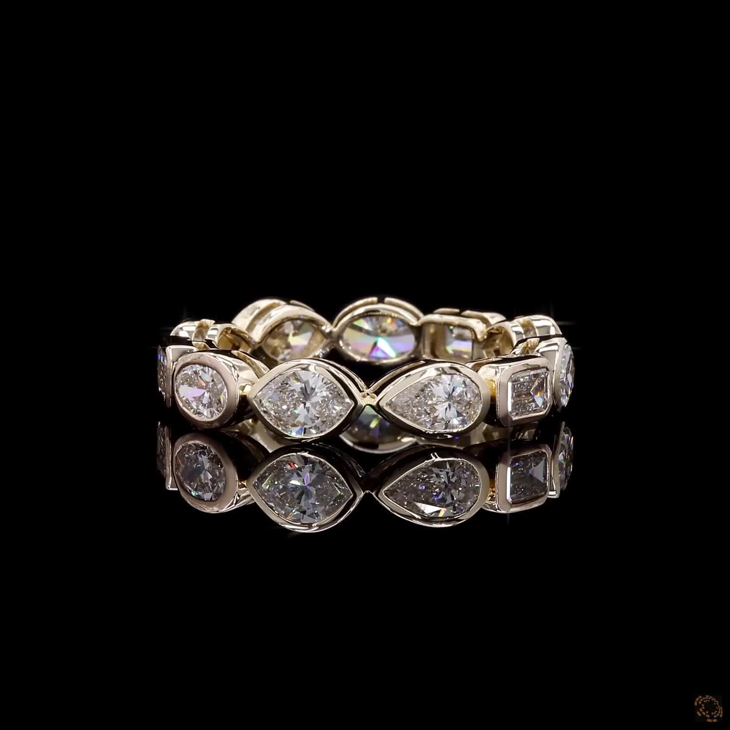 3.27 Ct Eclectic Luxe, Avant-Garde Statement, Modern Contemporary Fine Jewelry