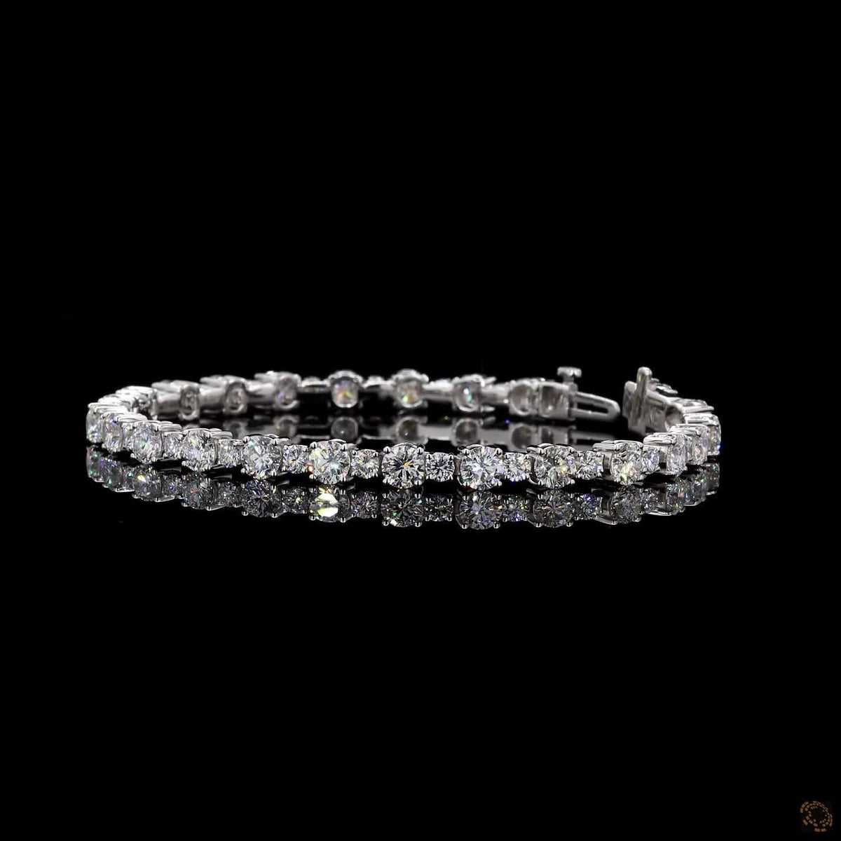 9.24 Ct Classic Stackable Tennis Fancy Color Diamond Bracelet