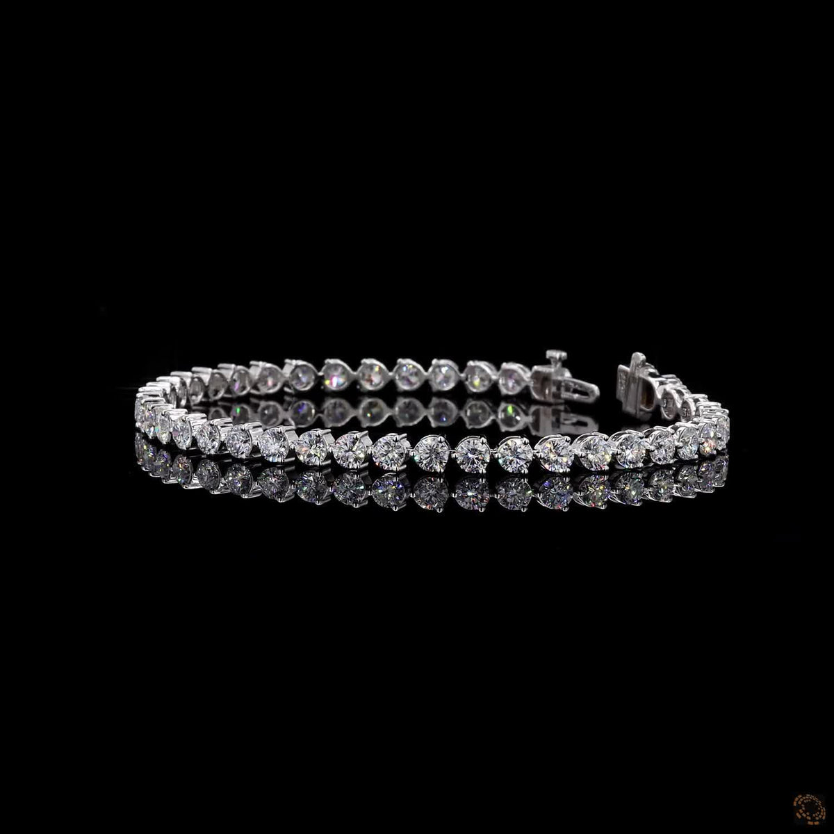 7.52 Ct Classic Stackable Tennis Fancy Color Diamond Bracelet