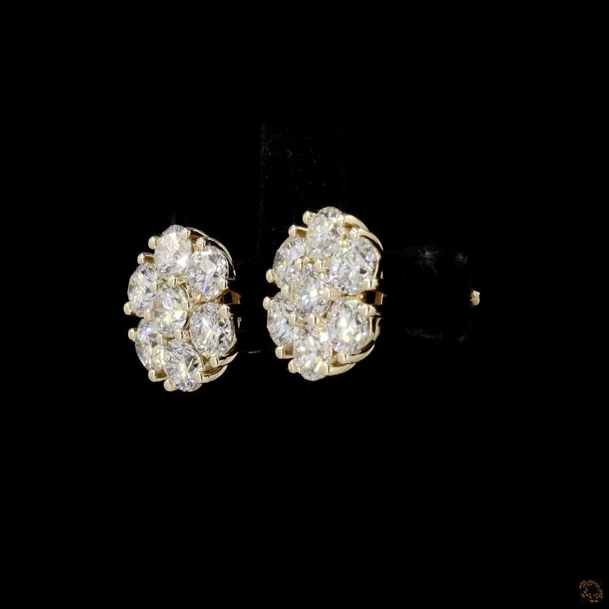 3.08 Ct Floral Modern Elegance, Brilliant Sparkle, Classic Luxury Fine Jewelry