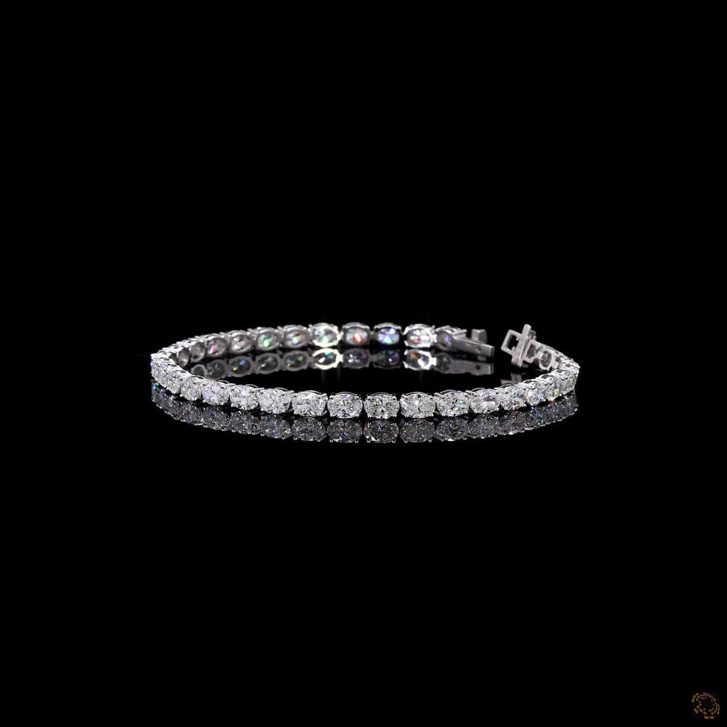 8.43Ct Women's Tennis Bracelet White Gold
