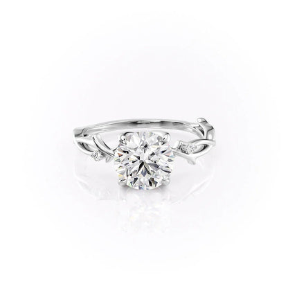 2.50 CT Round The Twig Engagement Ring