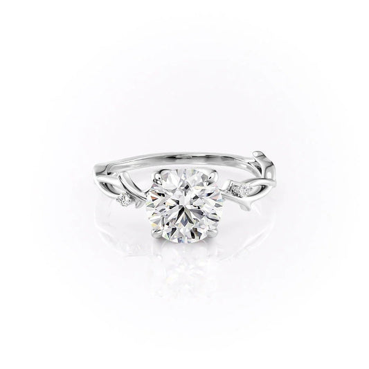 2.50 CT Round The Twig Engagement Ring