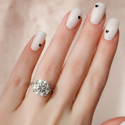 2.50 CT Round The Twig Engagement Ring