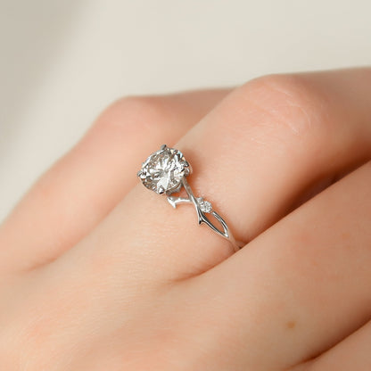 2.50 CT Round The Twig Engagement Ring