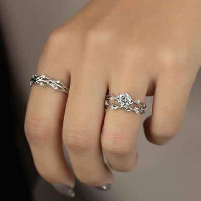 2.50 CT Round The Twig Engagement Ring
