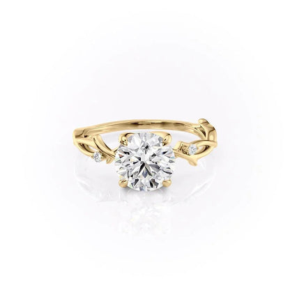 2.50 CT Round The Twig Engagement Ring