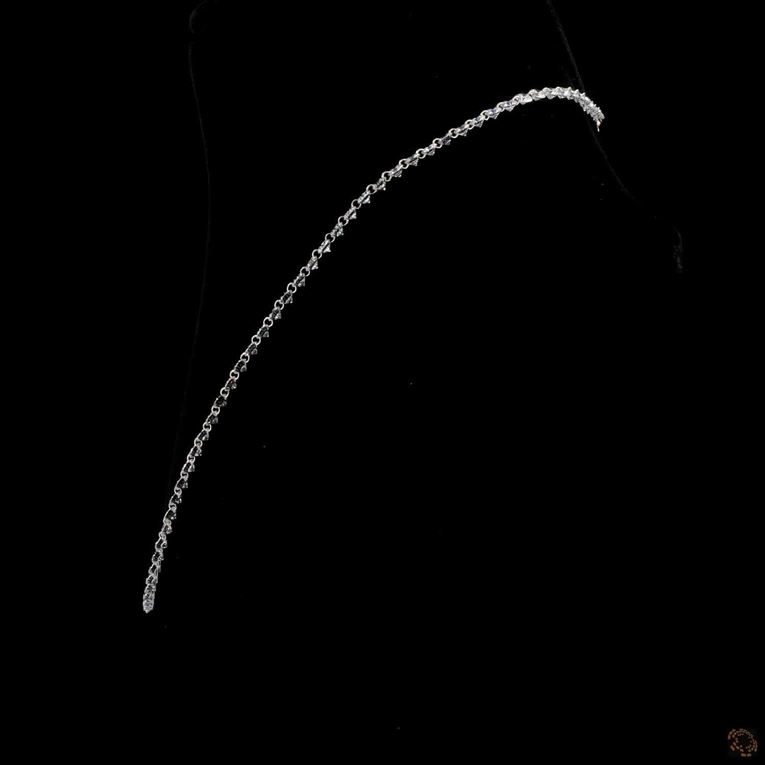 19.53 Ct High-clarity round brilliant cut diamonds handset in secure 4-prong or shared-prong mountings to amplify natural brilliance