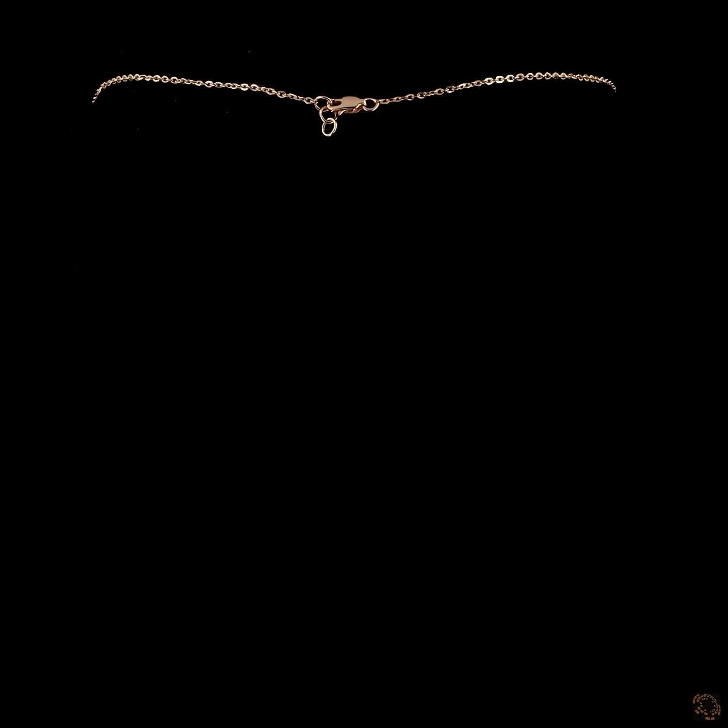 1.36 Ct Bezel-Set Fancy Yellow Diamond Hamsa Solitaire Necklace | Minimalist Gold Cable Chain Pendant