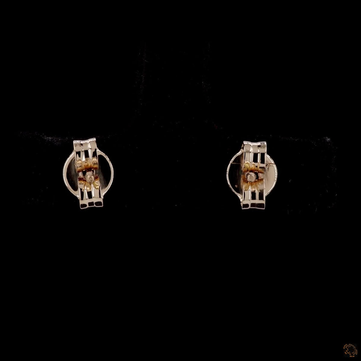 1 Ct Three-Prong Martini Solitaire Diamond Stud Earrings in 14K Yellow Gold
